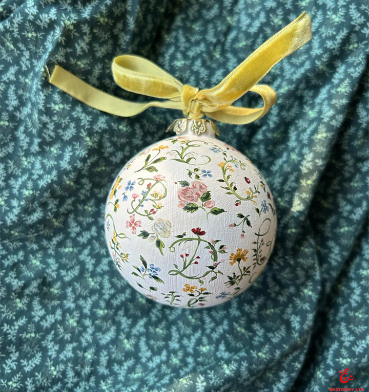 Hand drawn garden letter decoration