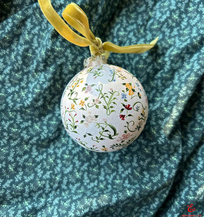 Hand drawn garden letter decoration