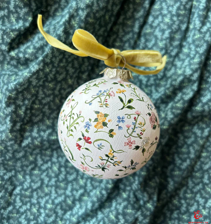 Hand drawn garden letter decoration